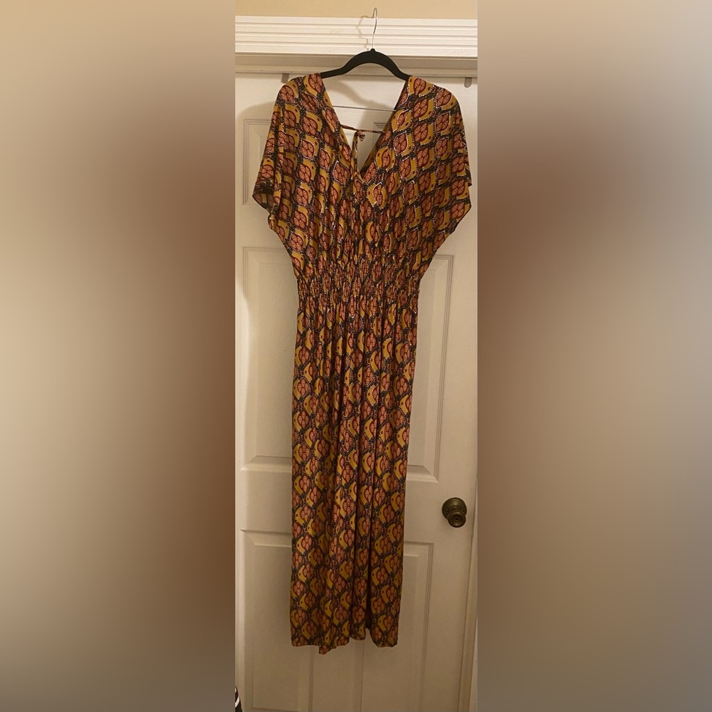 Vibrant Patterned Maxi Dress